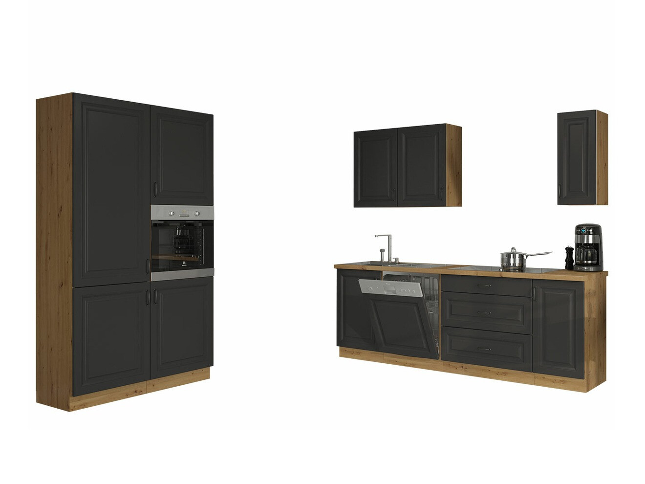 Modularni kuhinjski komplet Retro Grey 149