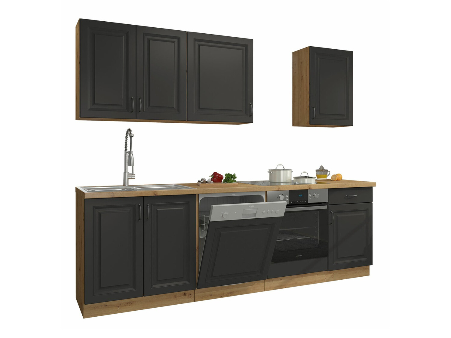 Modularni kuhinjski komplet Retro Grey 150