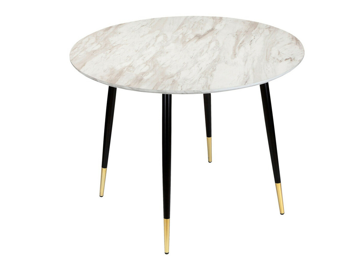 Jedilniški komplet Denton 1146 (Siva + Beli marmor)