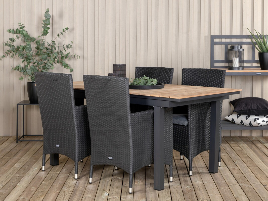 Komplet mize in stolov Dallas 3639