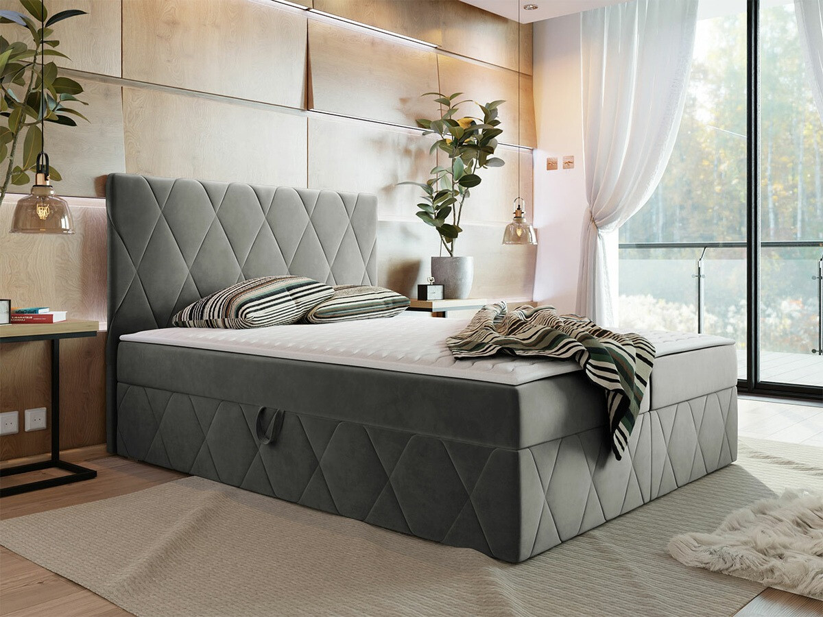 Boxspring postelja Comfivo Avis (Magic Velvet 2217)