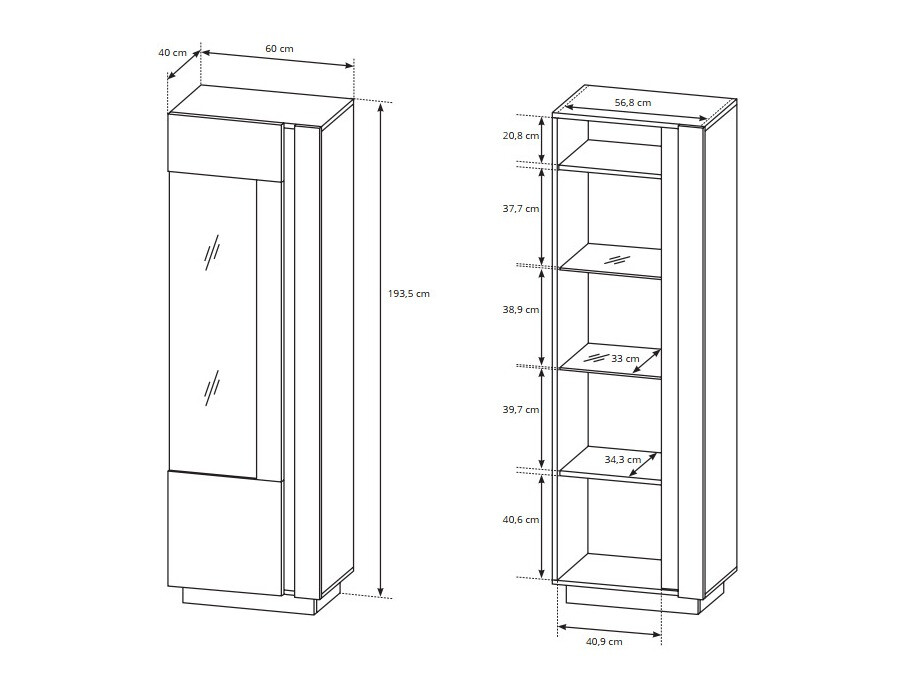 Regal Novbela 101 (Bela + Sijaj bela + Hrast Grandson)