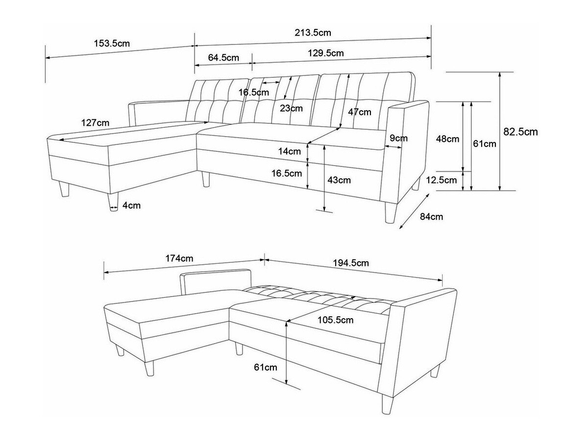 Kotna garnitura Tulsa 538 (Zelena)