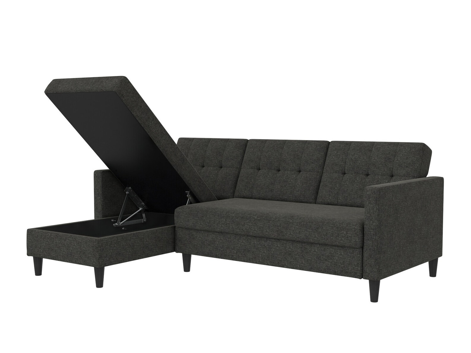 Kotna garnitura Tulsa 539 (Temno siva)