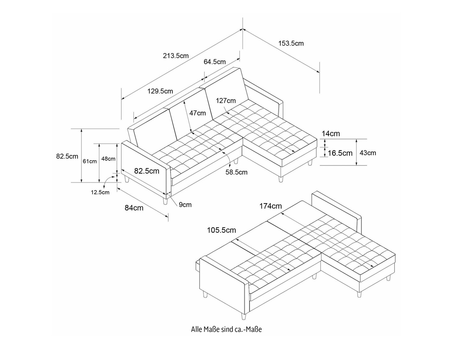Kotna garnitura Tulsa 541 (Cappuccino)