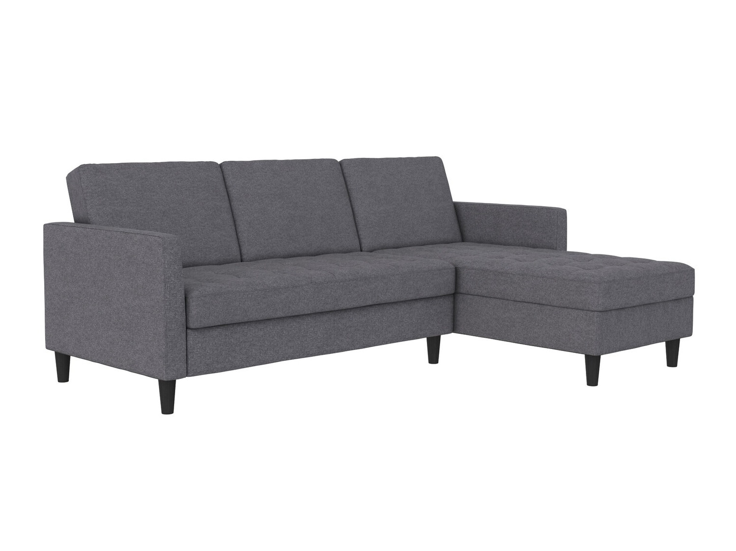 Kotna garnitura Tulsa 541 (Temno siva)