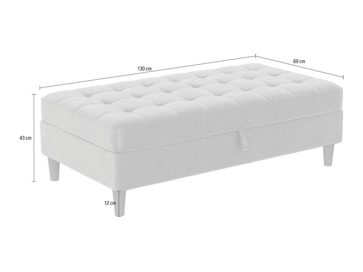 Klop z oblazinjenjem Tulsa 544 (Taupe)