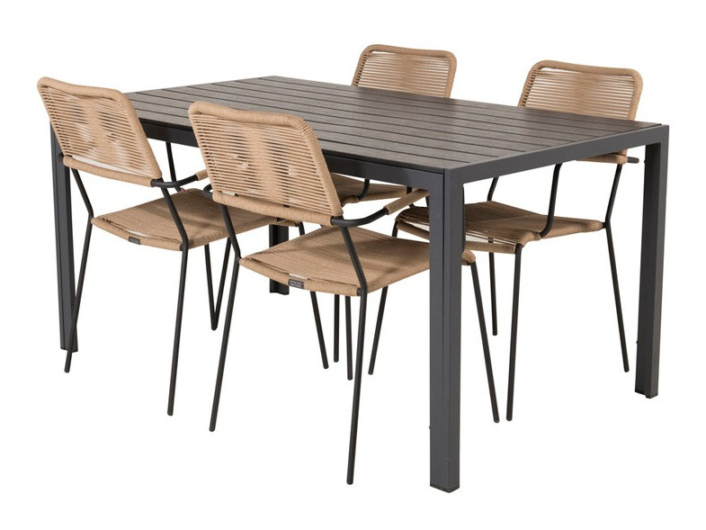 Komplet mize in stolov Dallas 3727