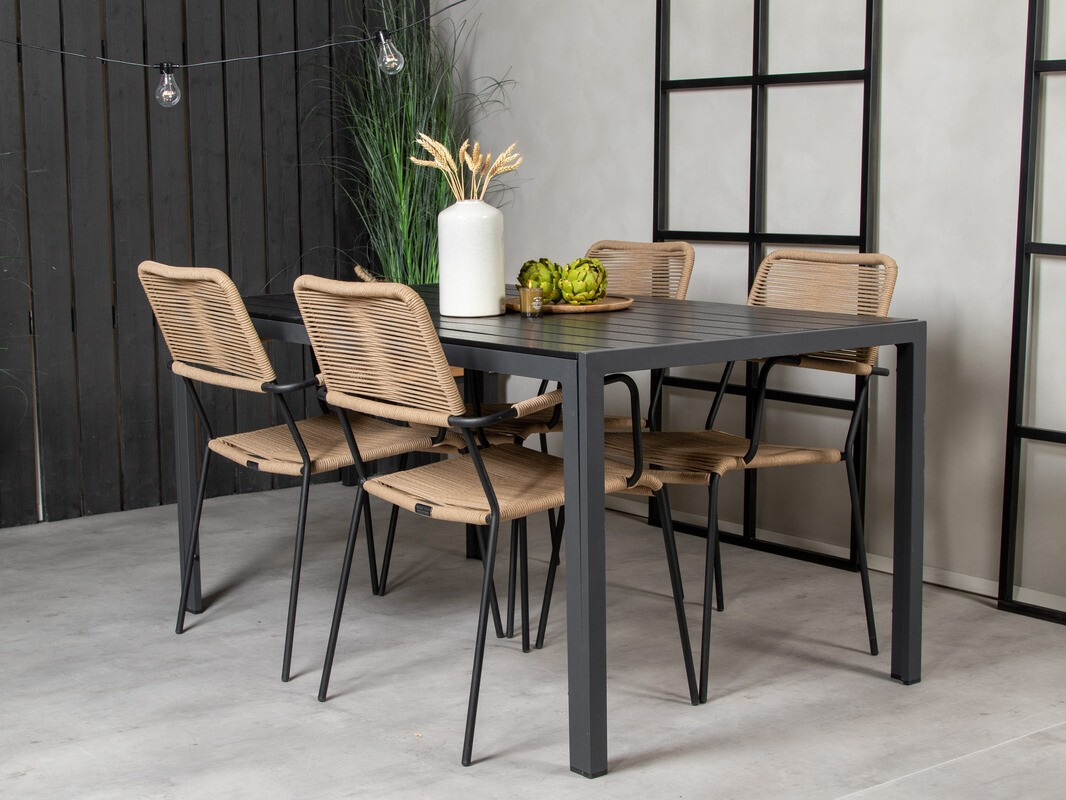 Komplet mize in stolov Dallas 3727