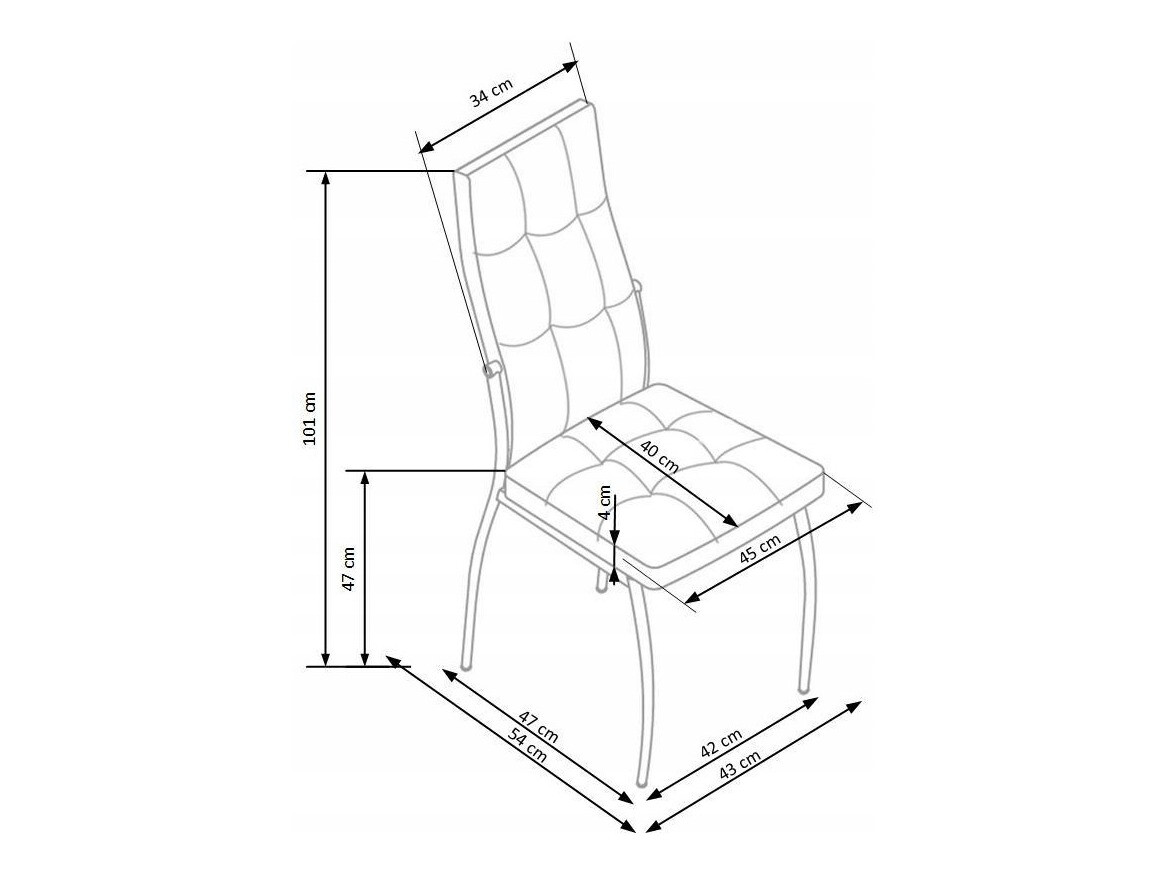 Stol Houston 863 (Rumena)
