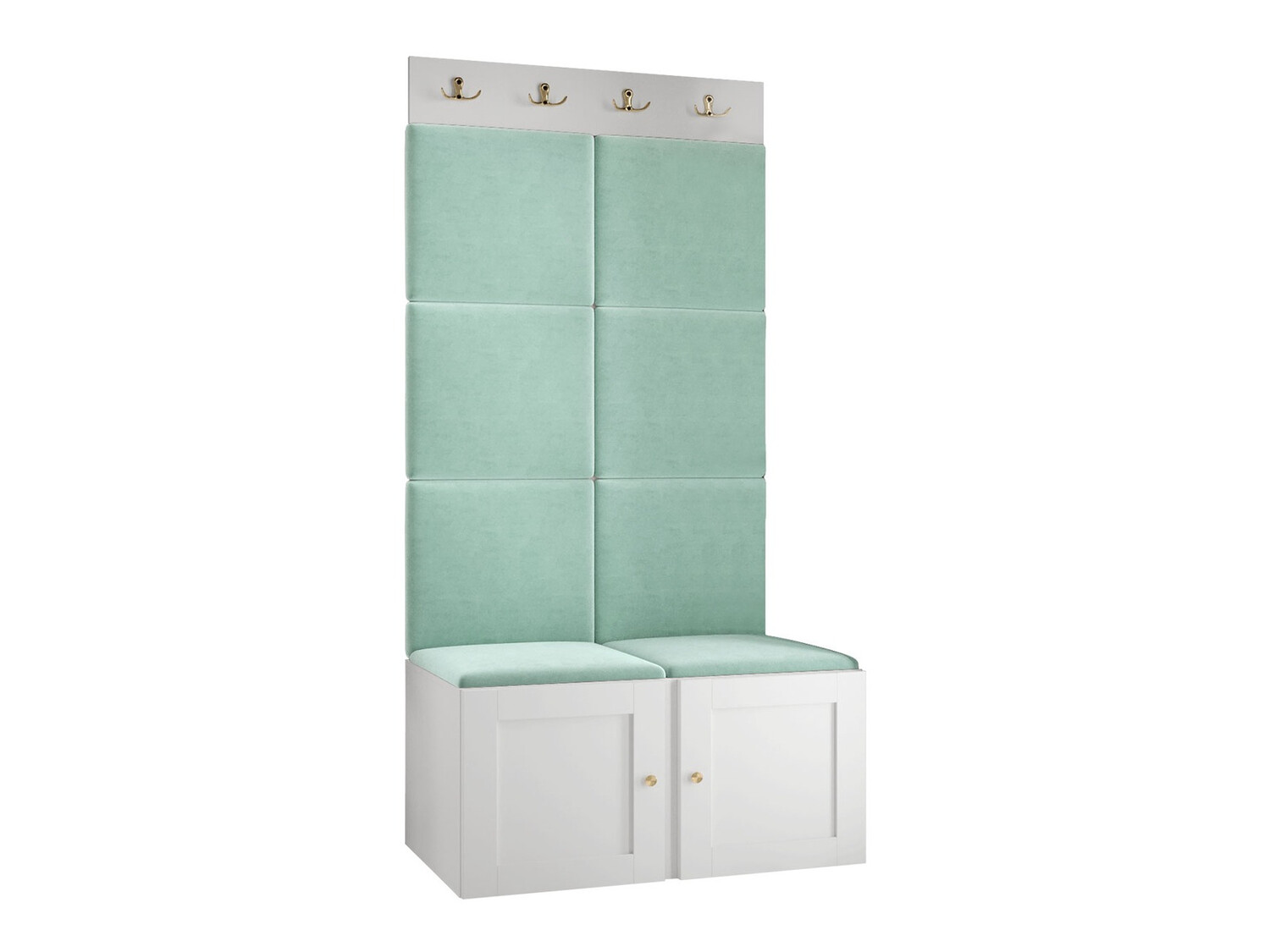 Komplet za predsobo Hartford 375 (Bela)