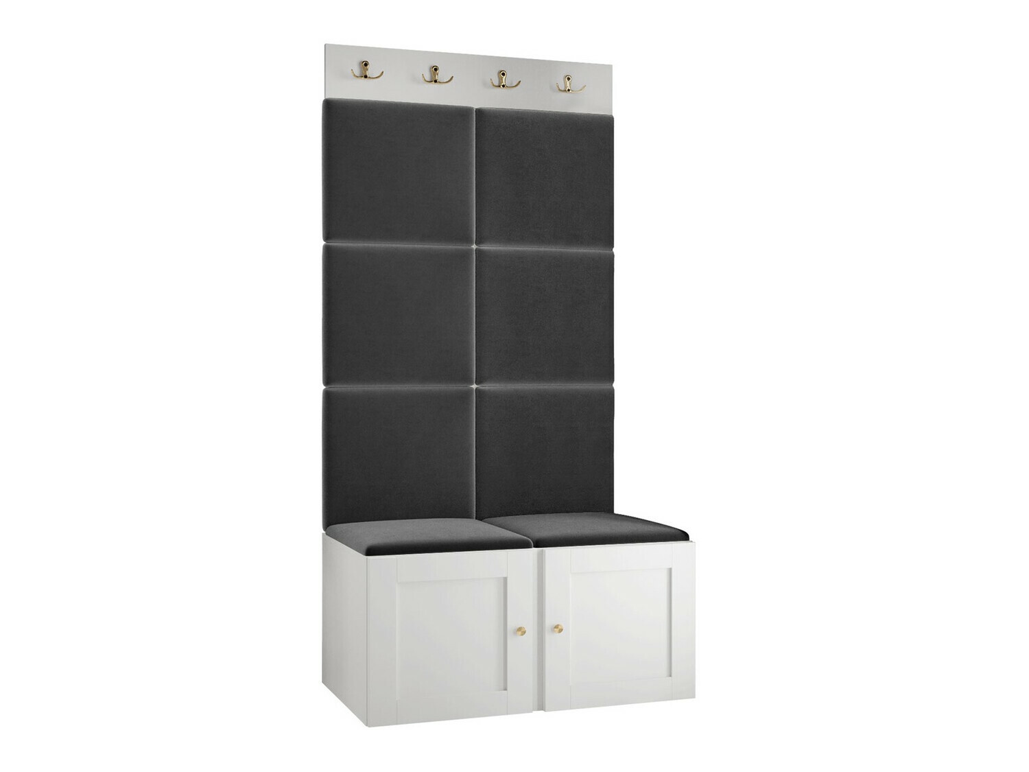 Komplet za predsobo Hartford 375 (Bela)