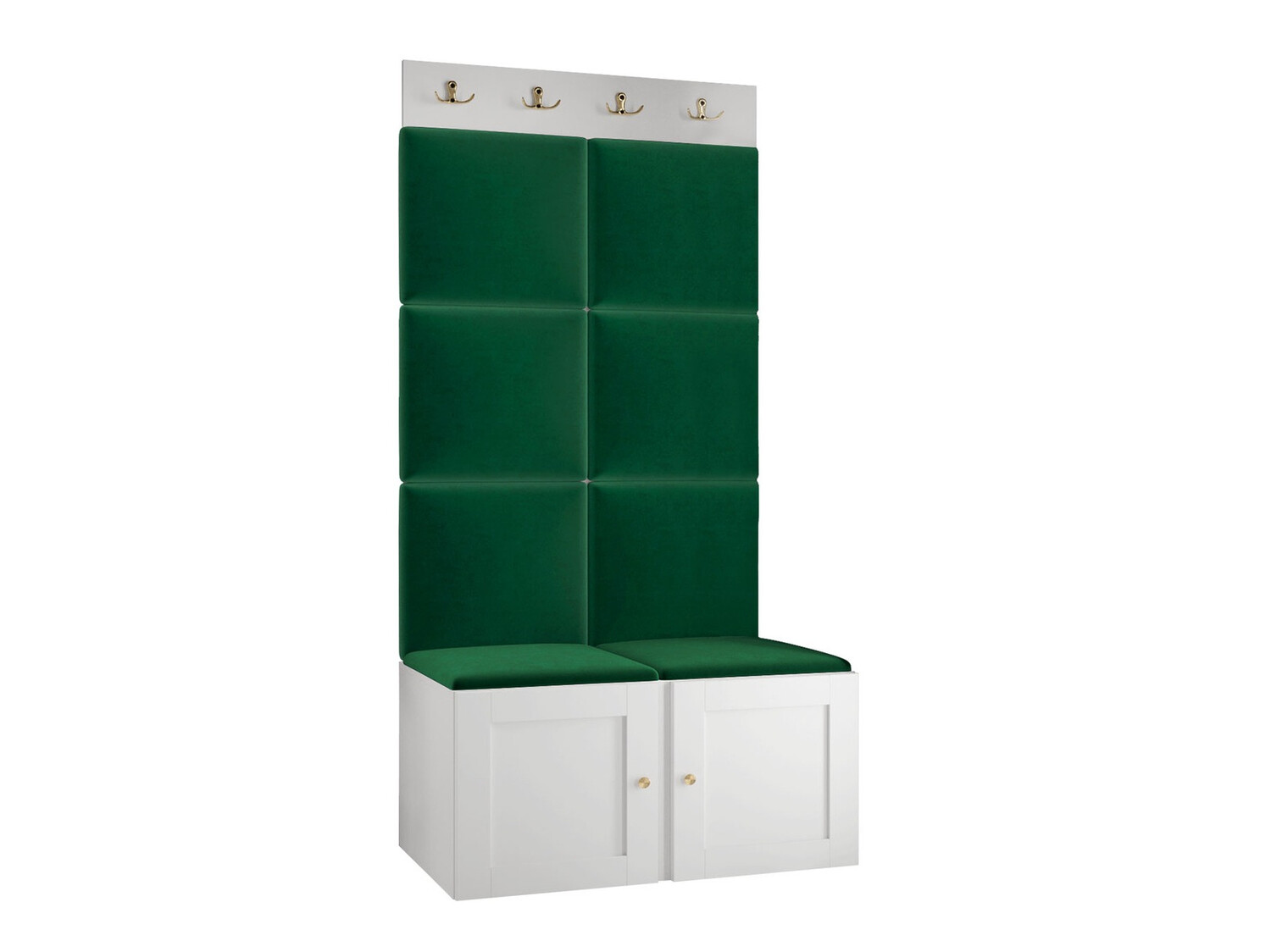 Komplet za predsobo Hartford 375 (Bela)