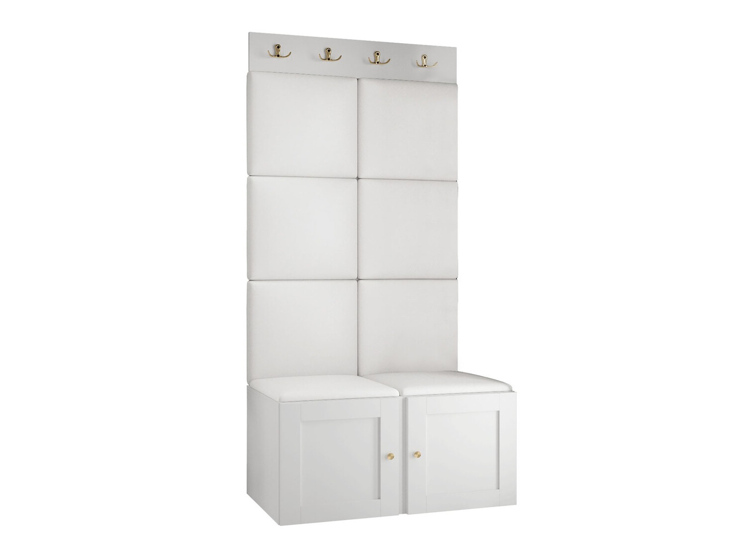 Komplet za predsobo Hartford 375 (Bela)