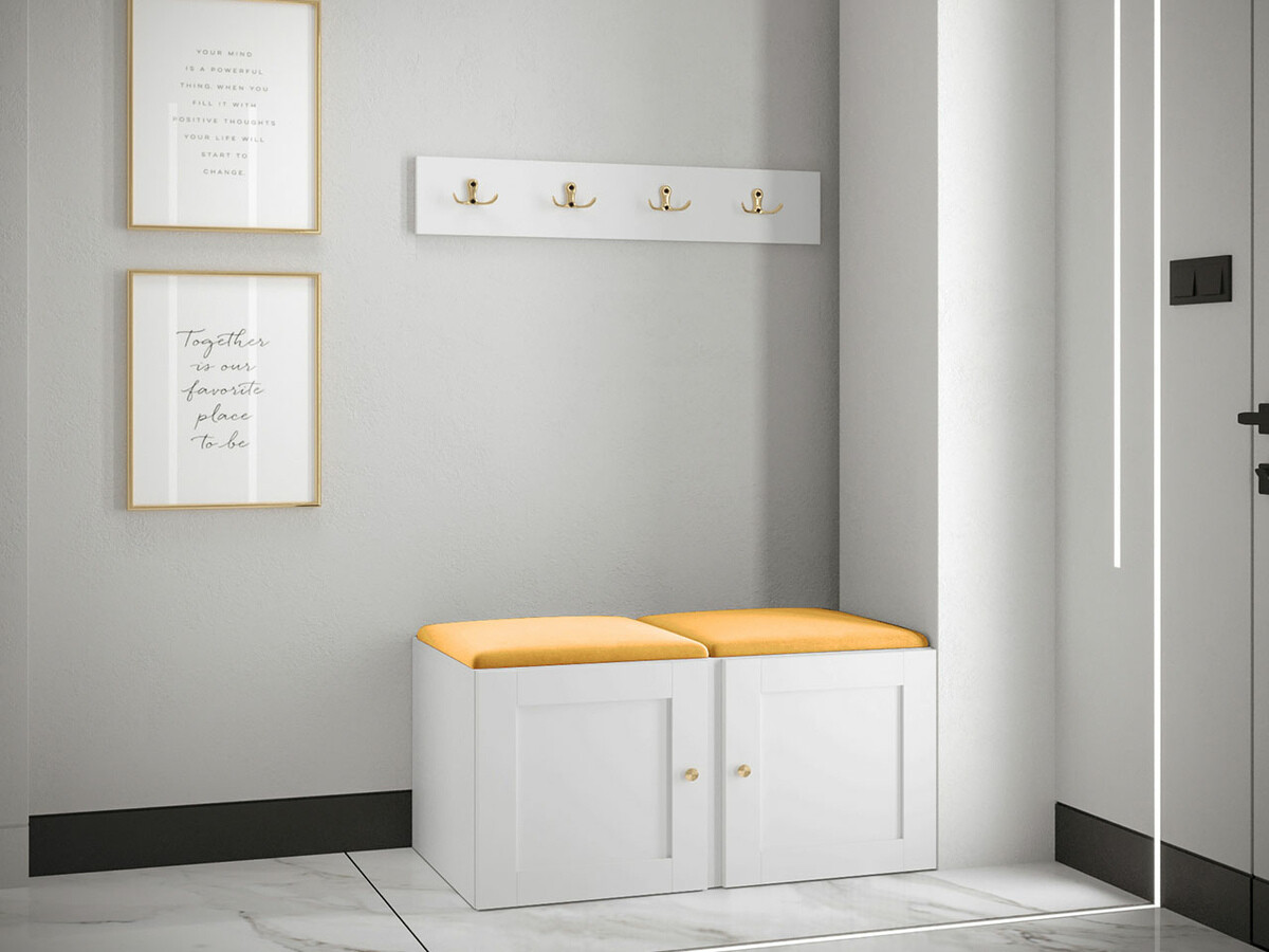 Komplet za predsobo Hartford 376 (Bela)