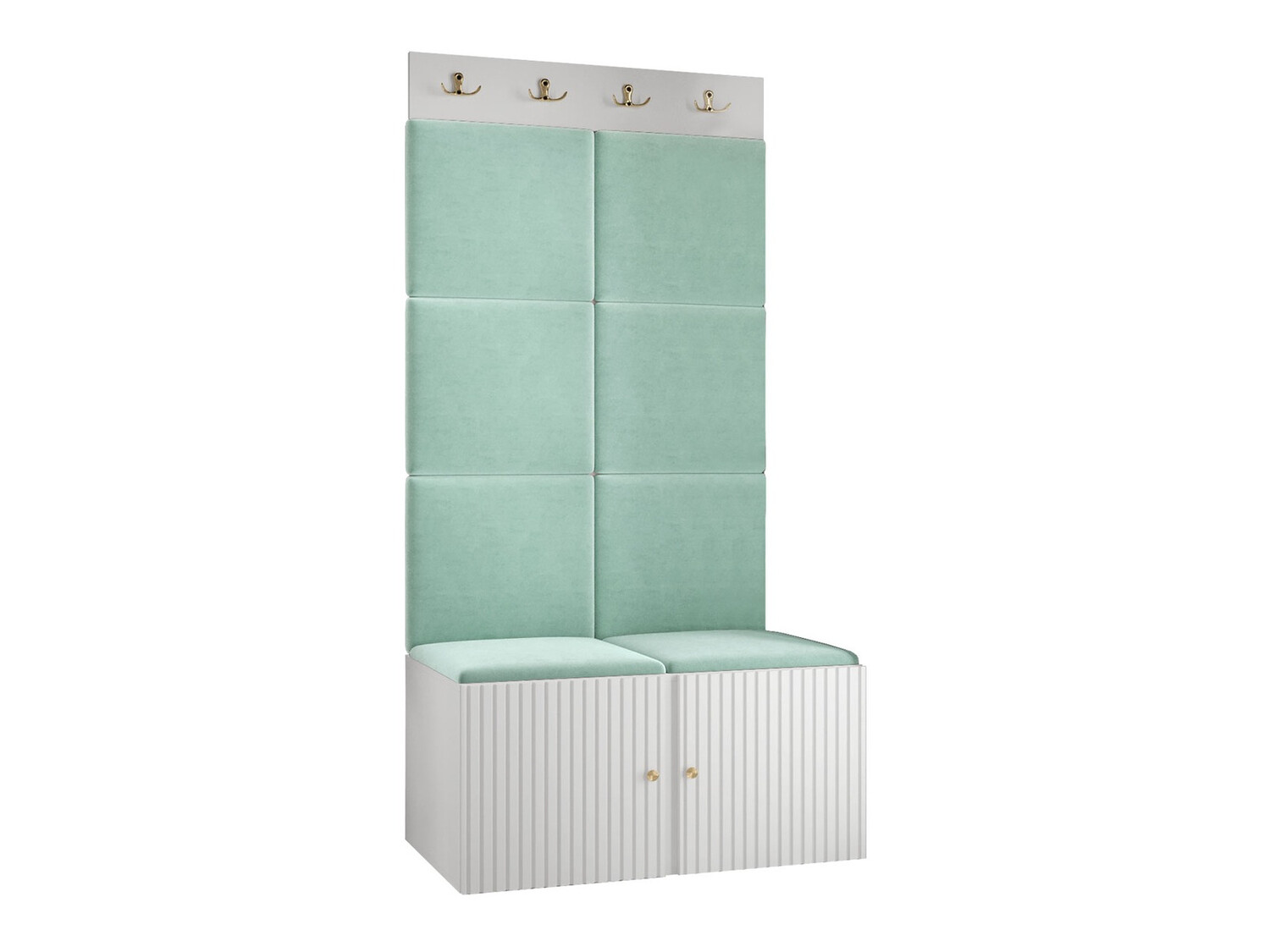 Komplet za predsobo Hartford 383 (Bela)