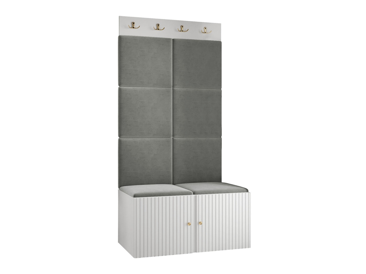 Komplet za predsobo Hartford 383 (Bela)