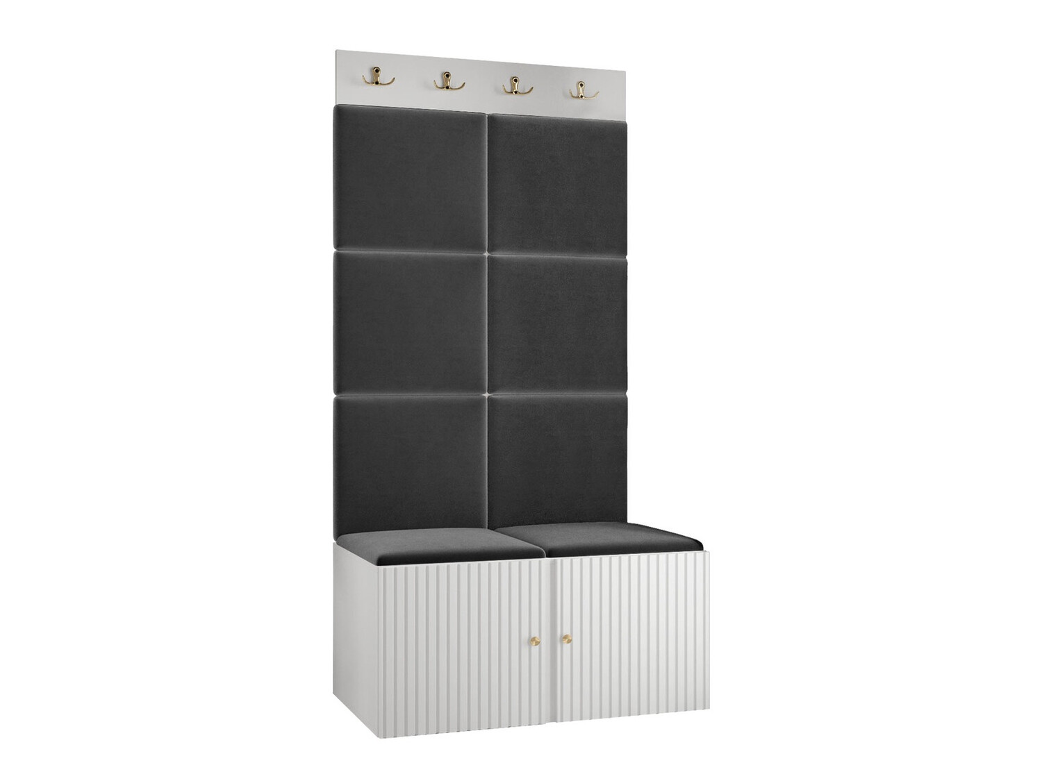 Komplet za predsobo Hartford 383 (Bela)