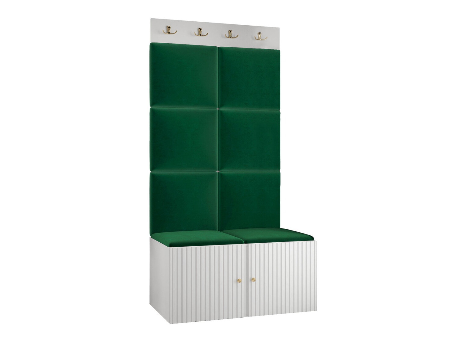 Komplet za predsobo Hartford 383 (Bela)