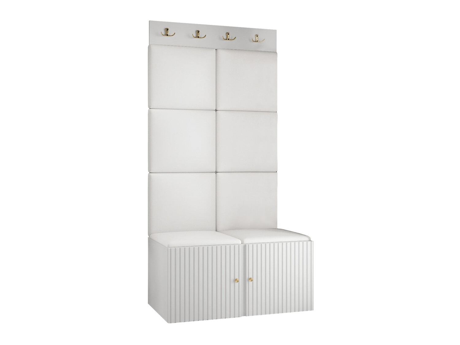 Komplet za predsobo Hartford 383 (Bela)