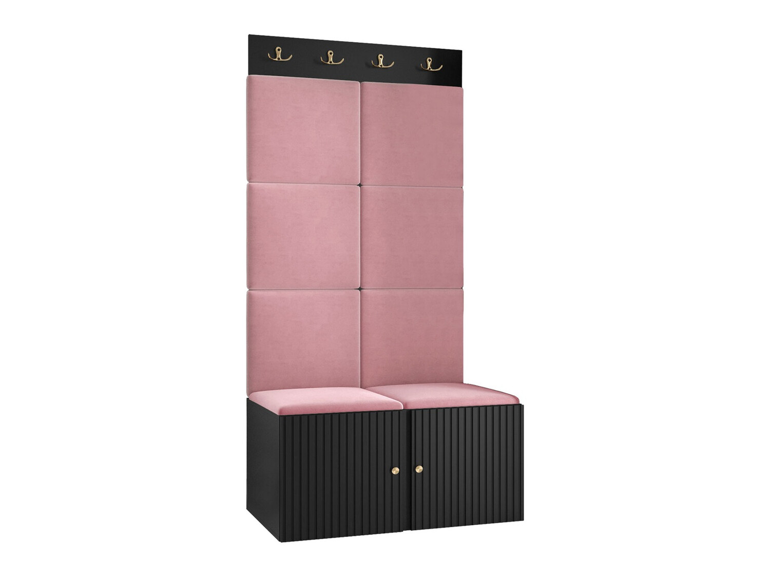 Komplet za predsobo Hartford 383 (Črna)