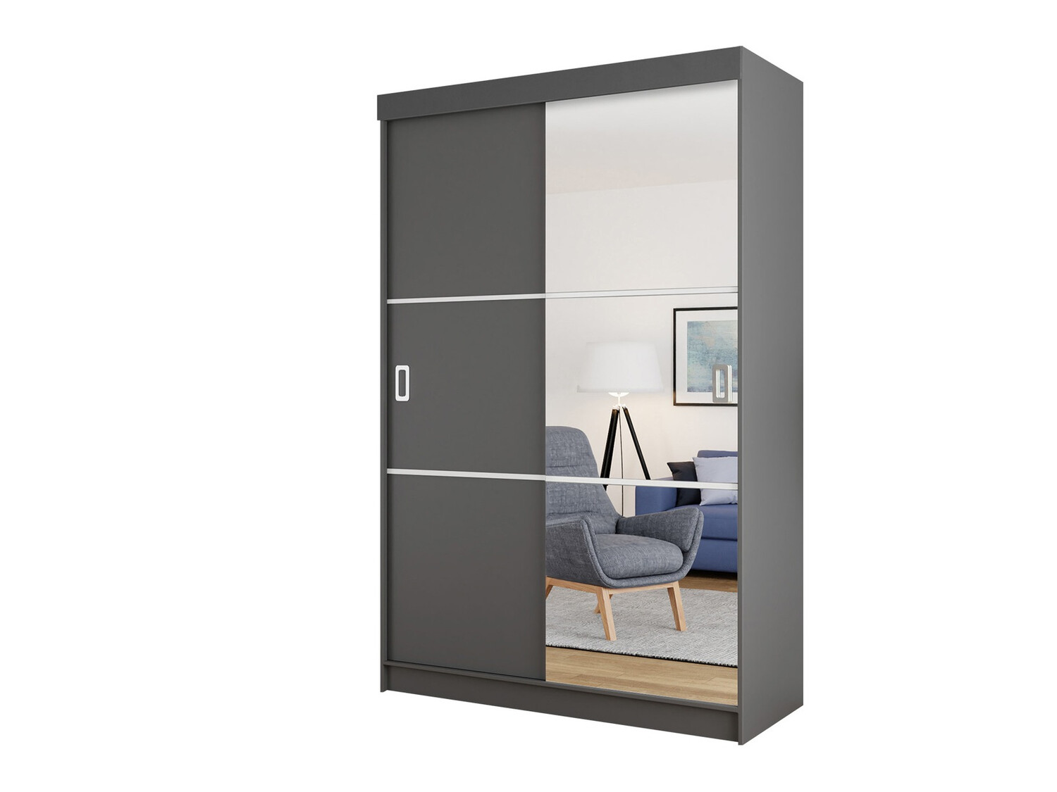 Garderobna omara Dover 111 (Grafit)