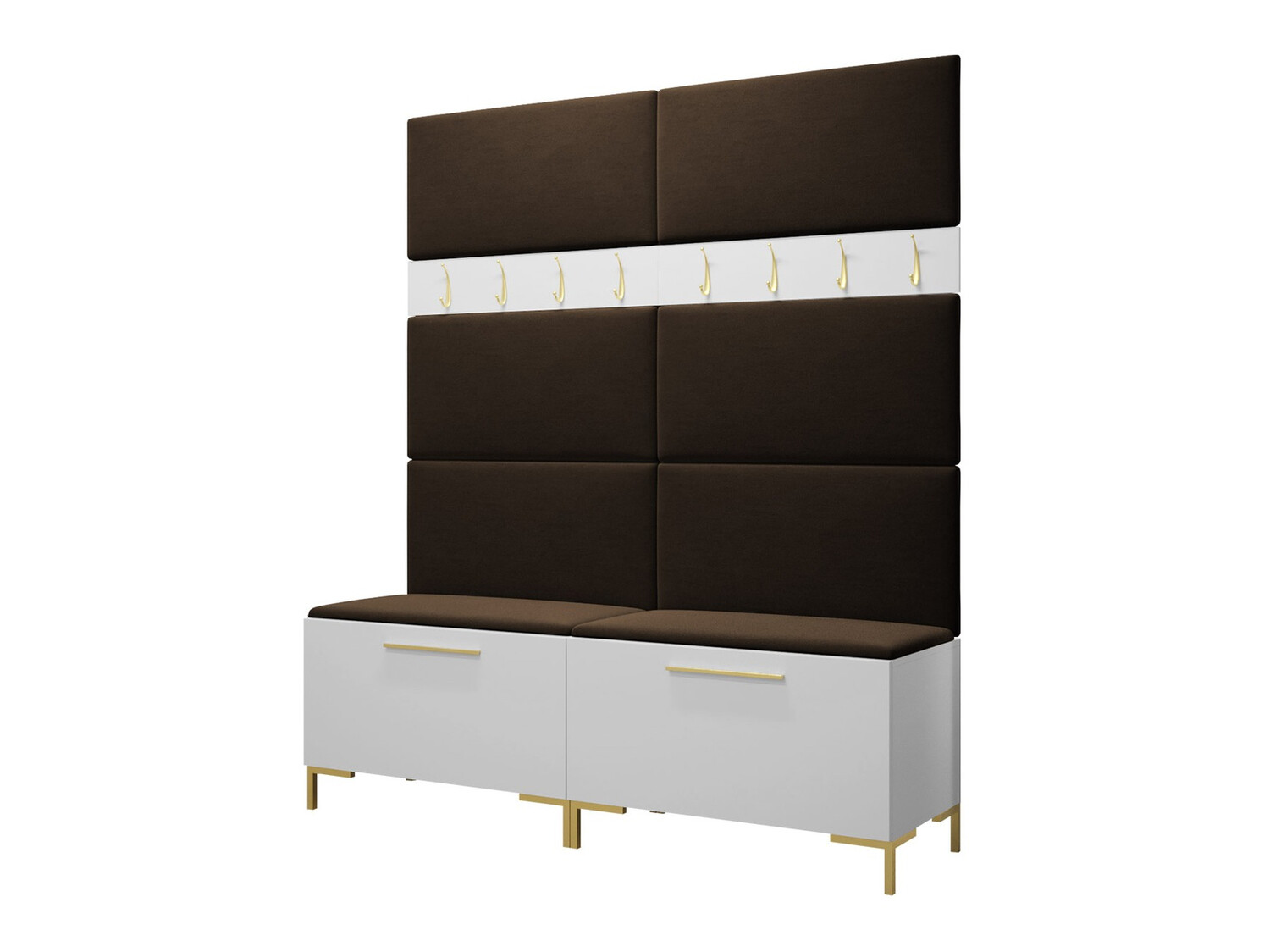 Komplet za predsobo Nomal II (Bela)