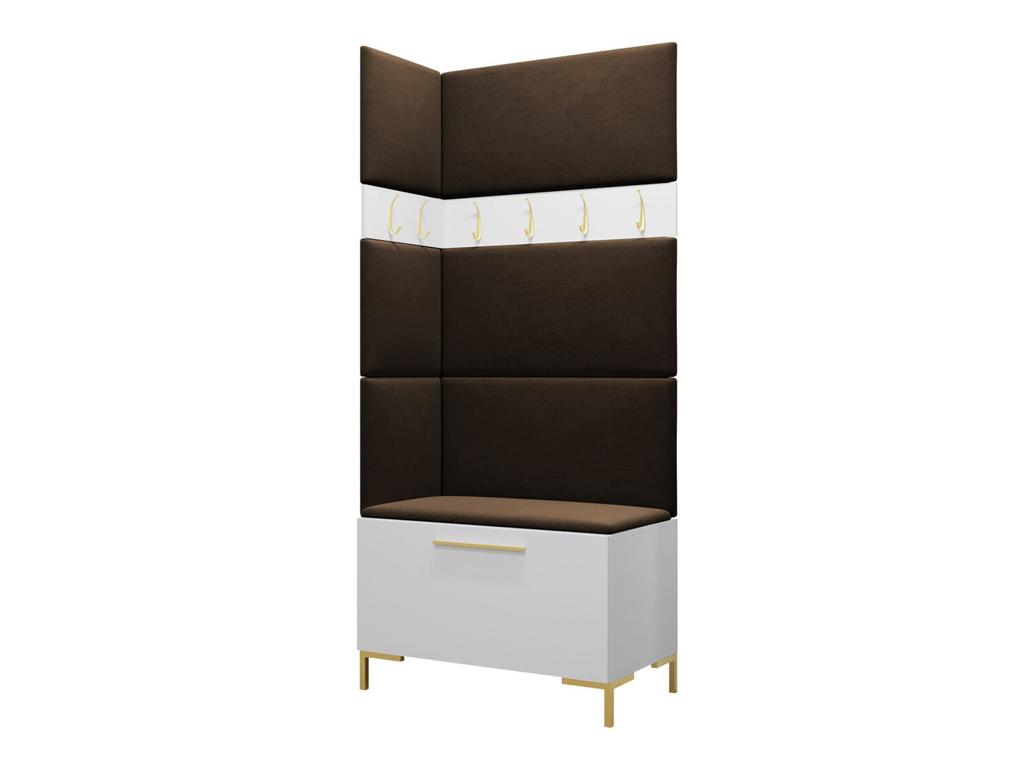 Komplet za predsobo Nomal IV (Bela)