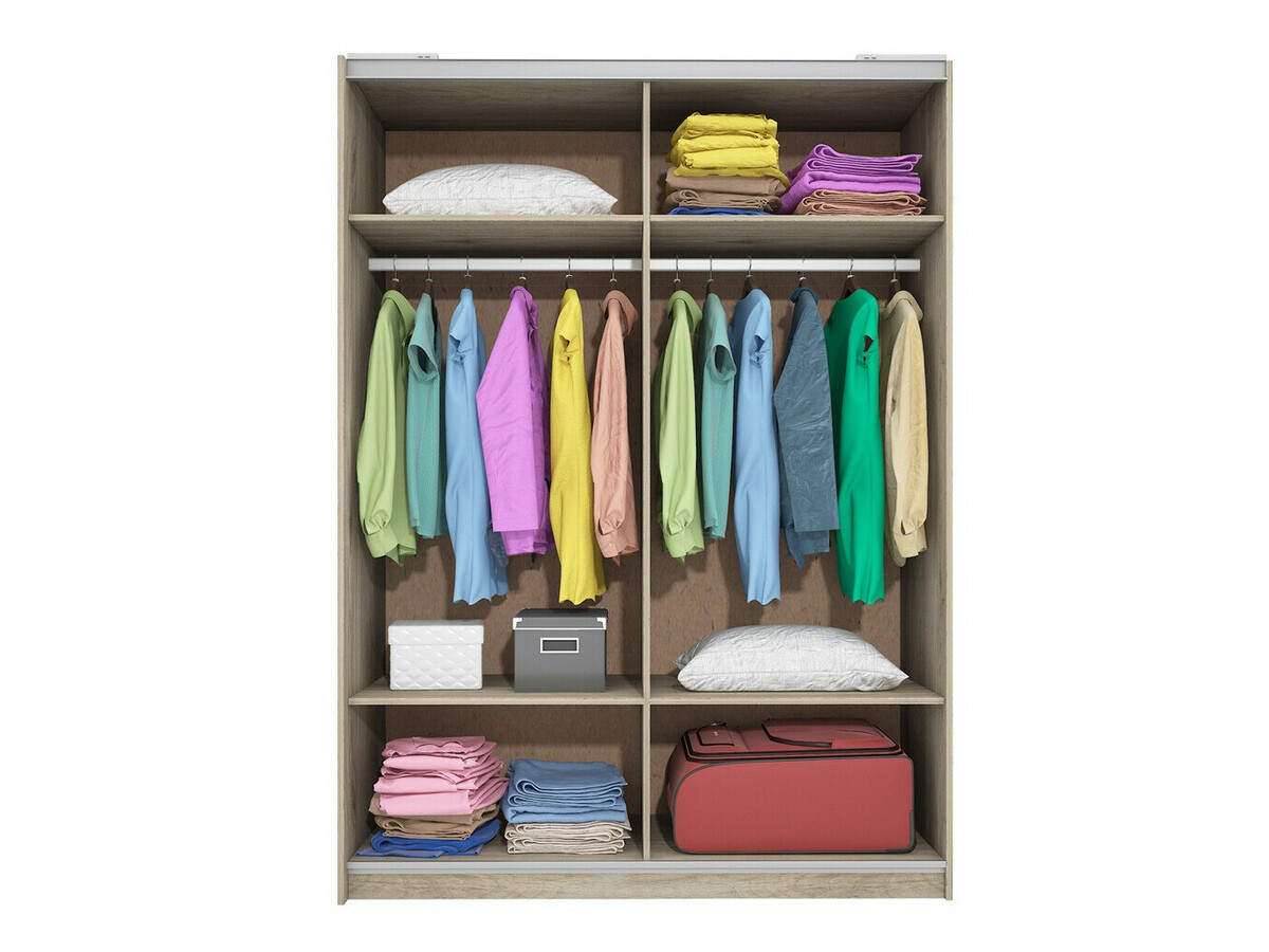 Komplet pohištva za spalnico Etfela 140 (Sonoma hrast)