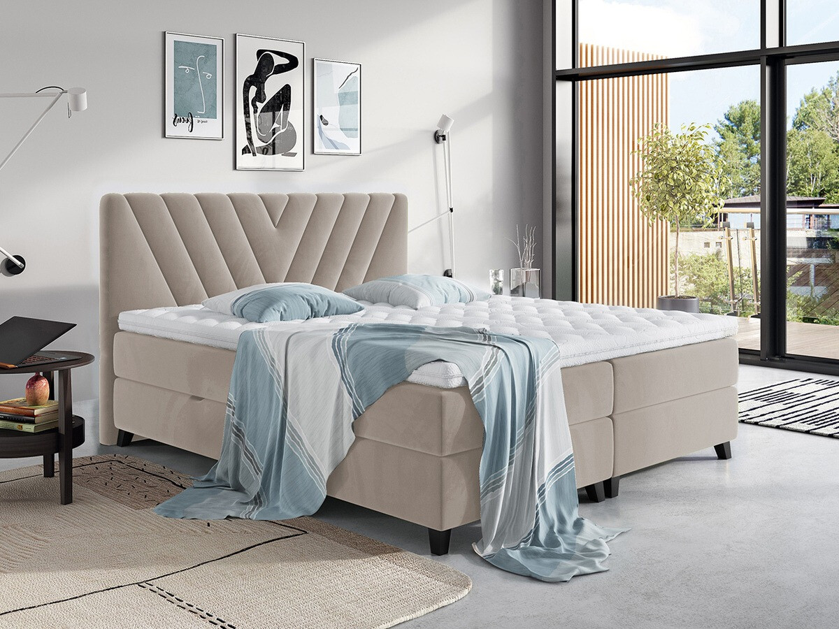 Boxspring postelja ComfiDream Solra (Fresh 01)