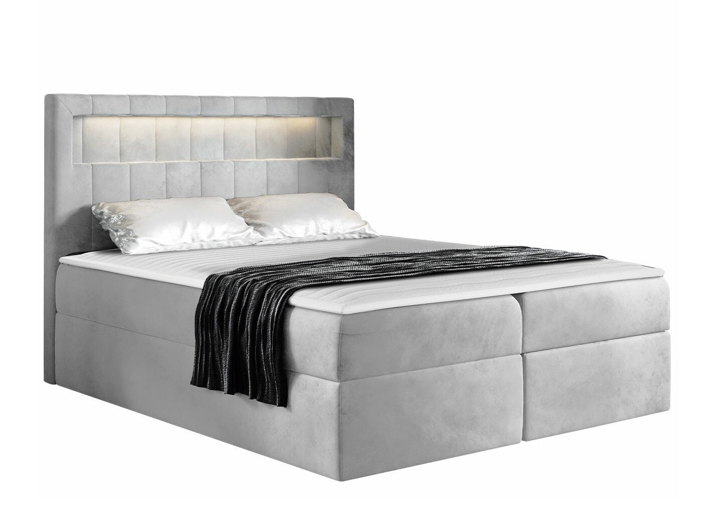Boxspring postelja Baltimore 131 (Magic Velvet 2239)