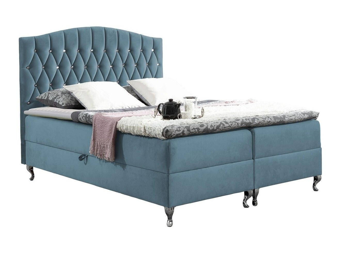 Boxspring postelja Baltimore 142 (Kronos 31)