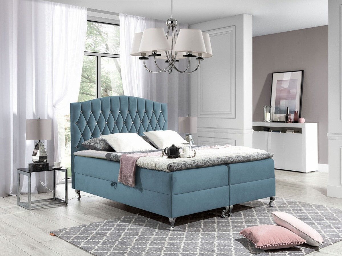 Boxspring postelja Baltimore 142 (Kronos 31)