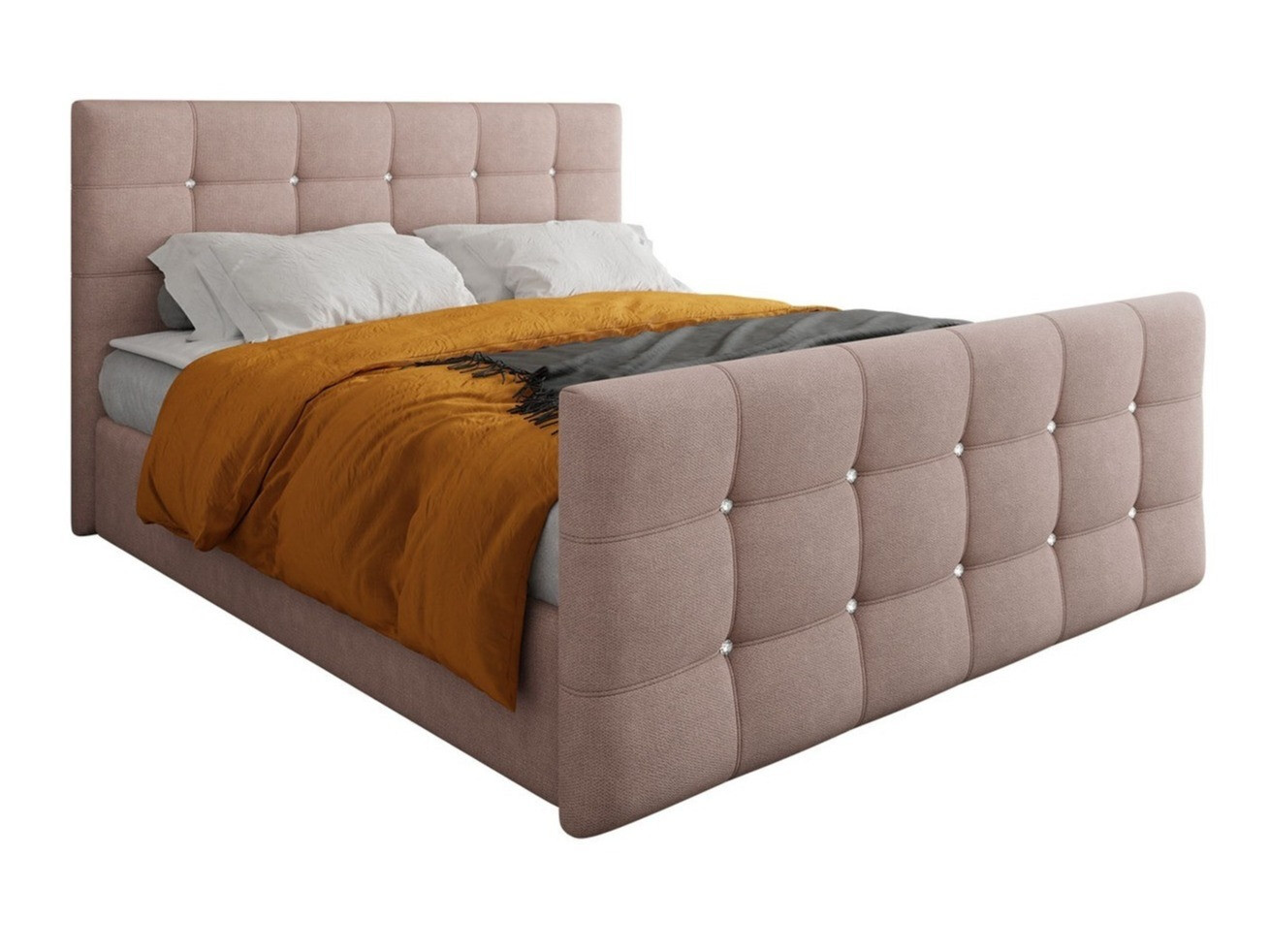 Boxspring postelja Memphis 113 (Rico 19)