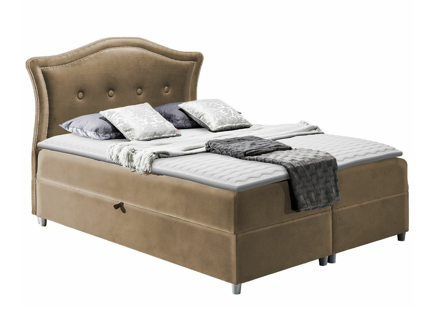 Boxspring postelja Oleum (Magic Velvet 2206)