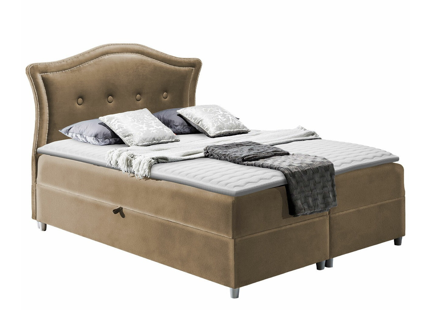 Boxspring postelja Oleum (Magic Velvet 2206)