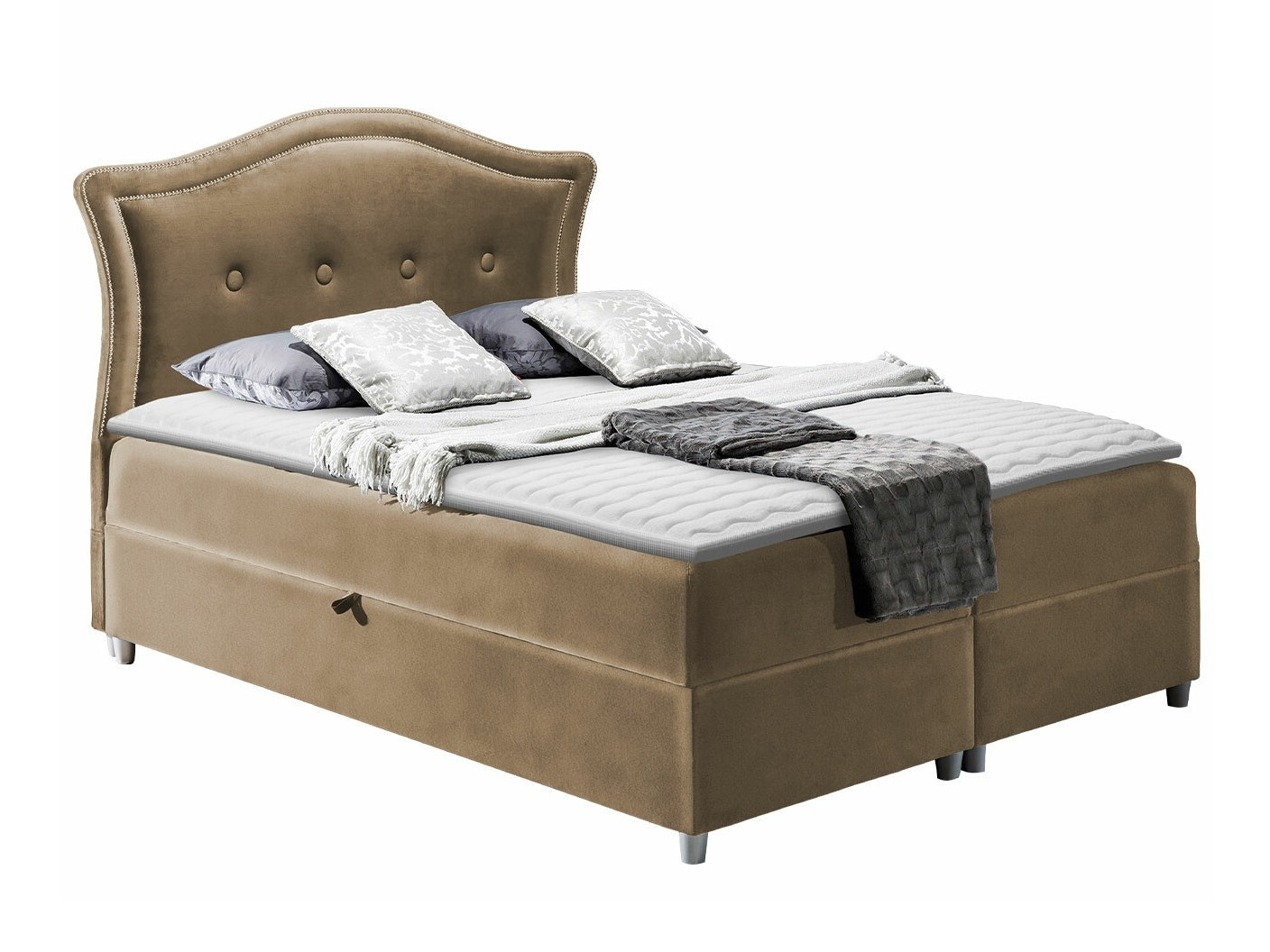Boxspring postelja Oleum (Magic Velvet 2206)