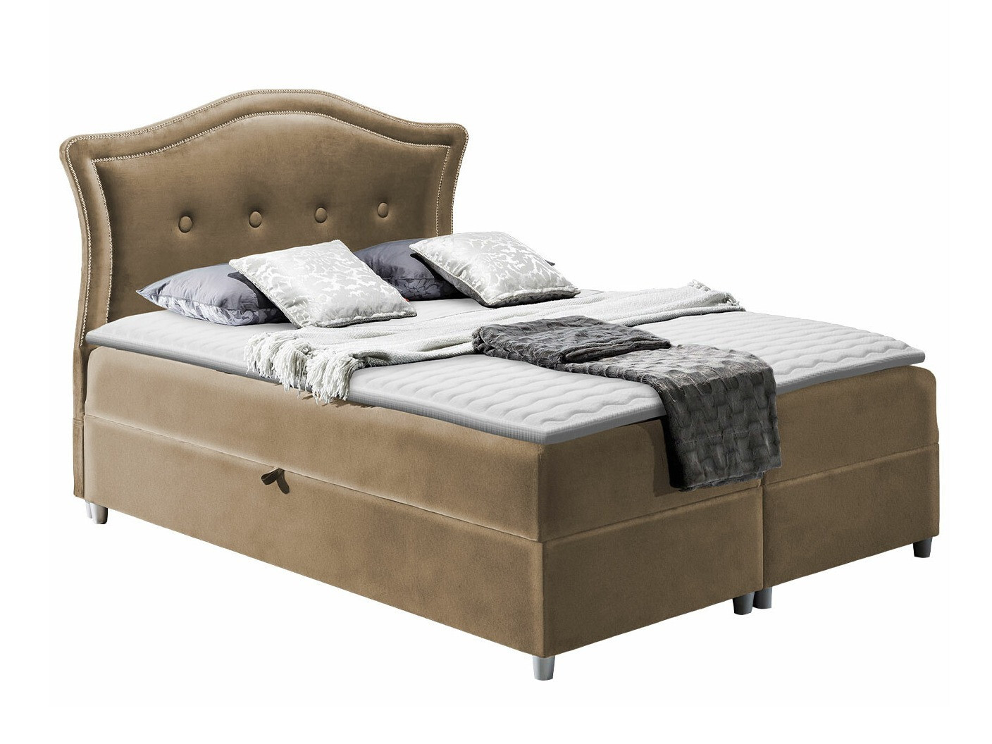 Boxspring postelja Oleum (Magic Velvet 2206)
