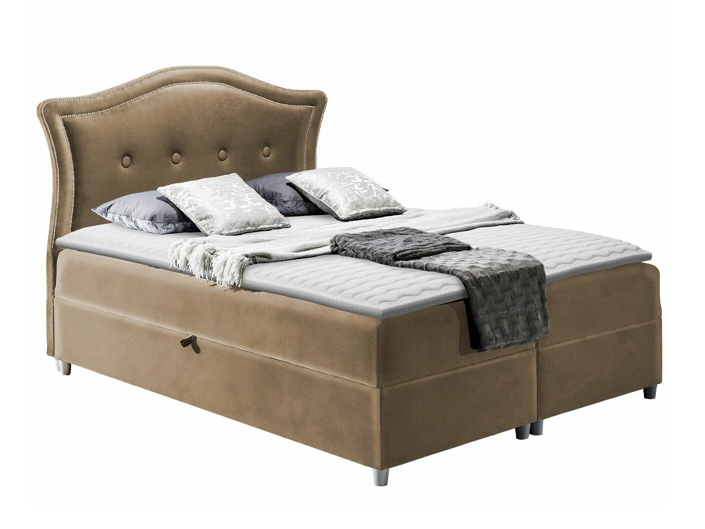 Boxspring postelja Oleum (Magic Velvet 2206)