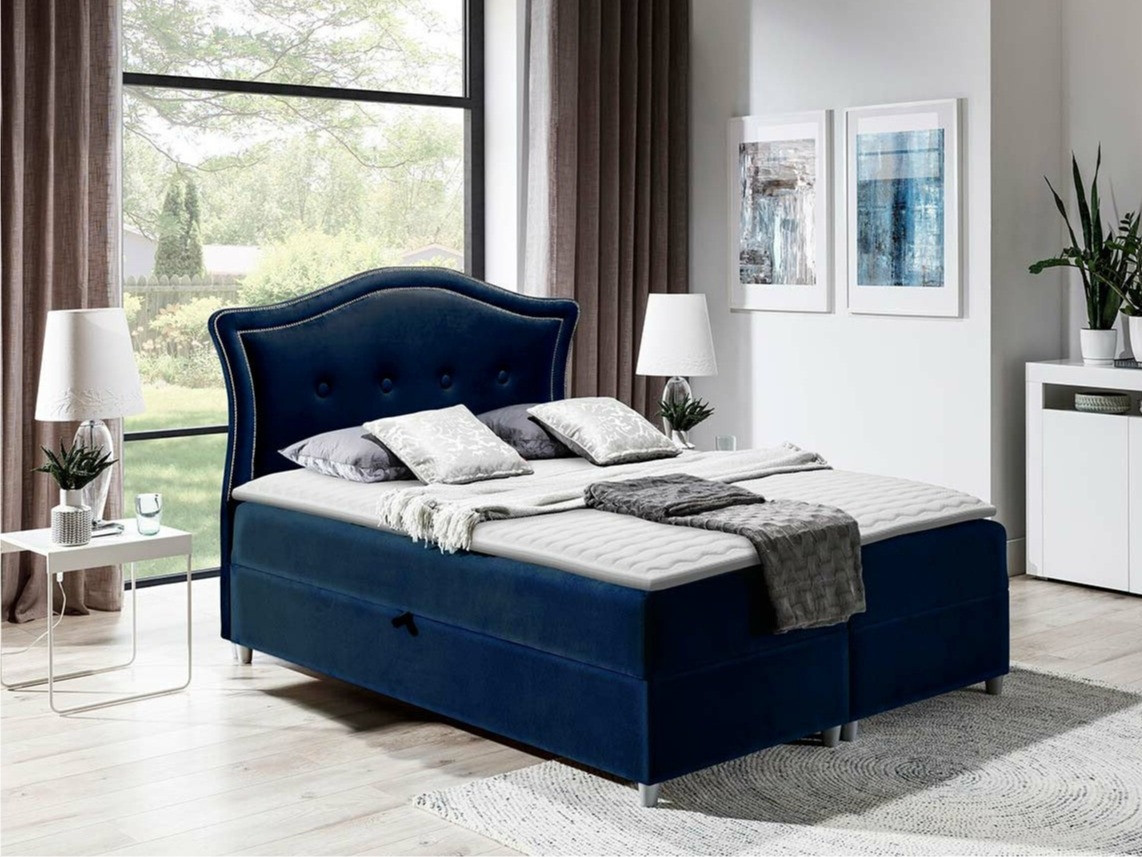 Boxspring postelja Oleum (Magic Velvet 2216)