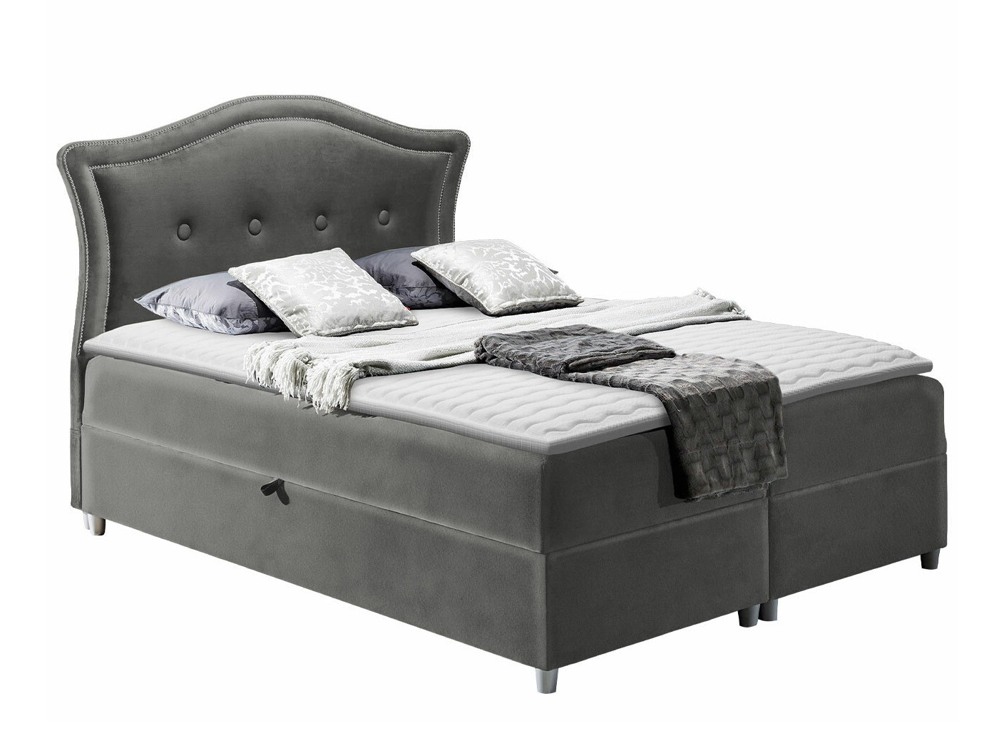 Boxspring postelja Oleum (Magic Velvet 2217)