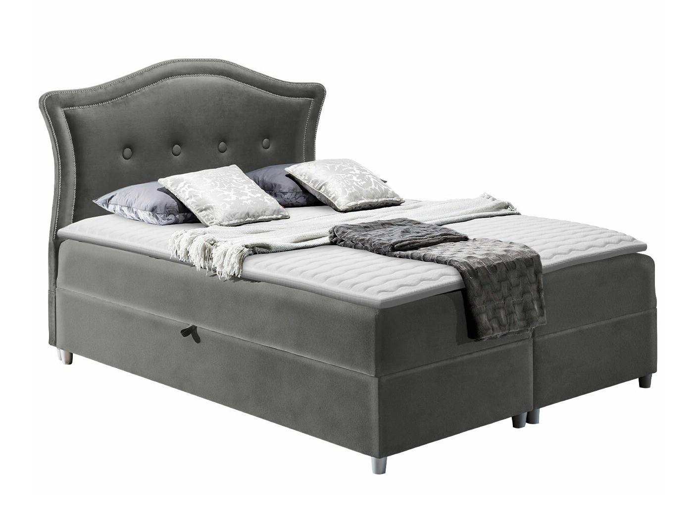 Boxspring postelja Oleum (Magic Velvet 2217)