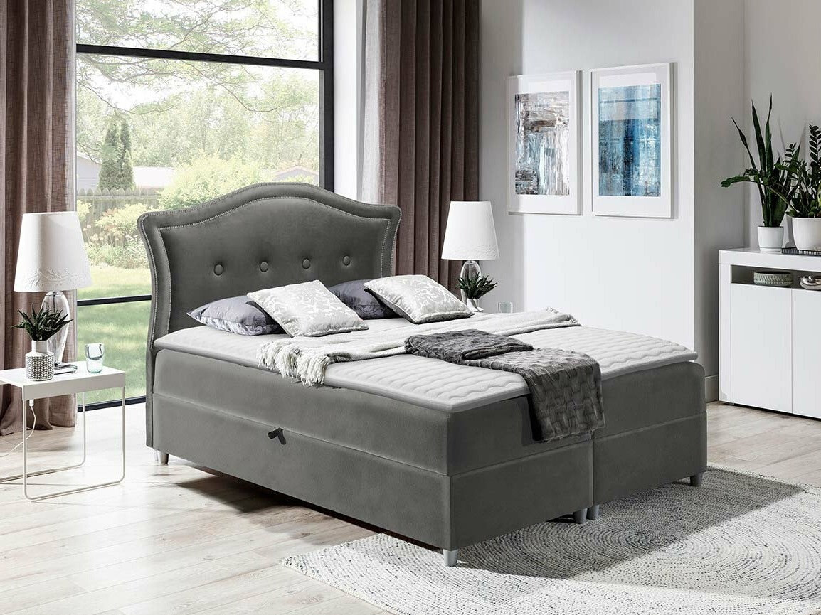Boxspring postelja Oleum (Magic Velvet 2217)