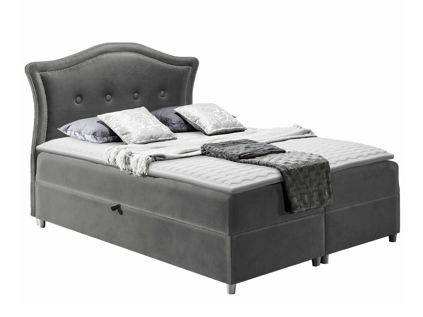 Boxspring postelja Oleum (Magic Velvet 2217)