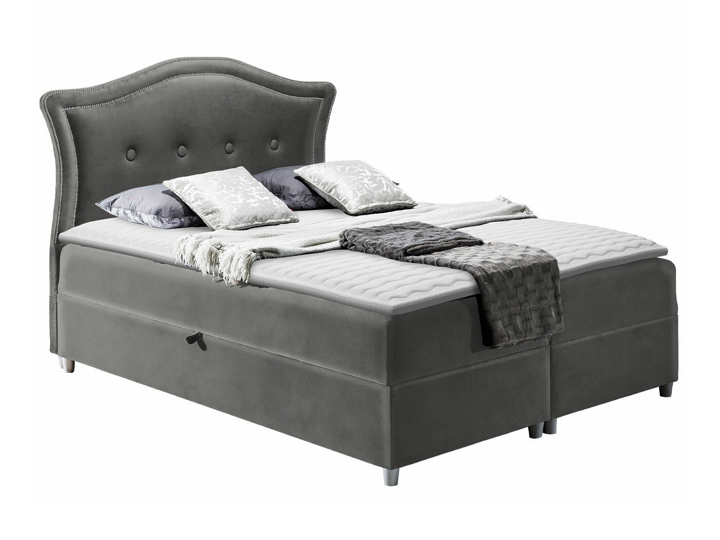 Boxspring postelja Oleum (Magic Velvet 2217)