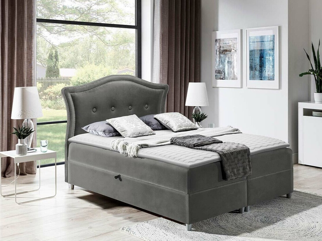 Boxspring postelja Oleum (Magic Velvet 2217)