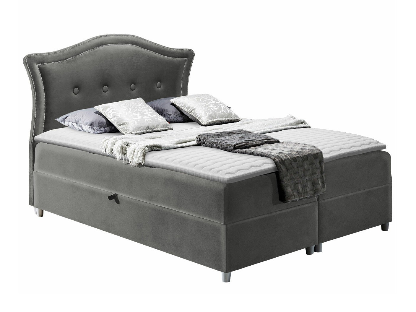 Boxspring postelja Oleum (Magic Velvet 2217)