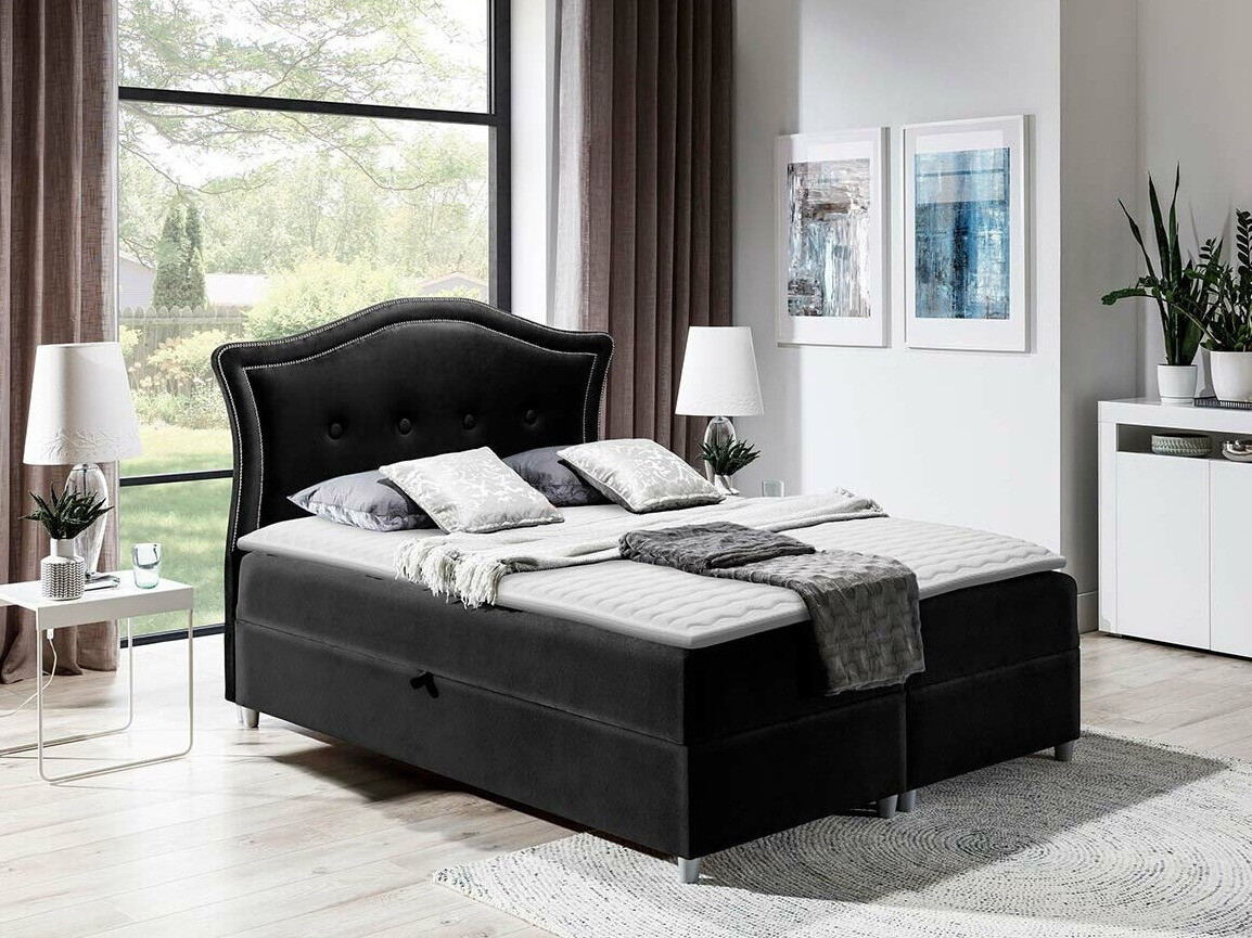 Boxspring postelja Oleum (Magic Velvet 2219)