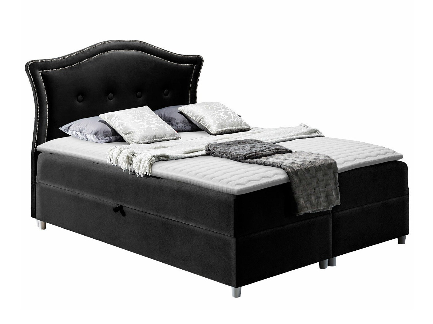 Boxspring postelja Oleum (Magic Velvet 2219)