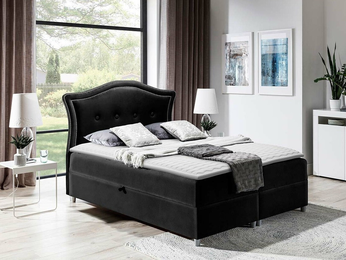 Boxspring postelja Oleum (Magic Velvet 2219)